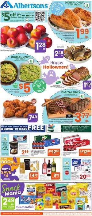Albertsons Weekly Ad Oct 26 - Nov 1, 2022