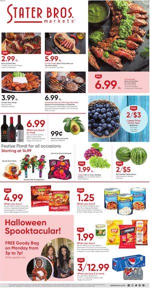 Stater Bros Weekly Ad Nov 2 - 8, 2022
