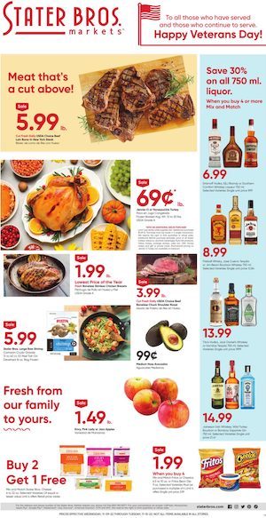 Stater Bros Weekly Ad Nov 9 - 15, 2022