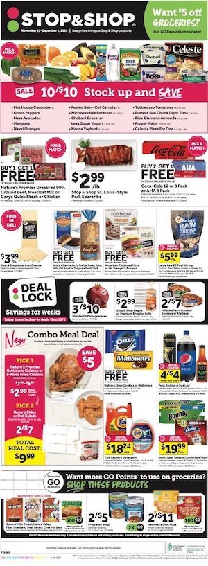 Stop & Shop Weekly Ad Nov 25 - Dec 1, 2022