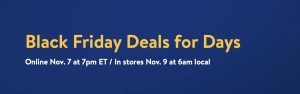 Walmart Black Friday Deals for Days