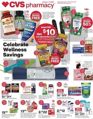 CVS Weekly Ad Pharmacy Jan 1 - 7, 2023
