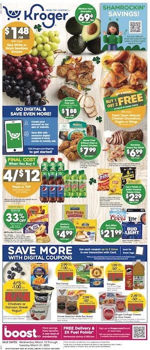 Kroger Weekly Ad Sale Mar 15 - 21, 2023