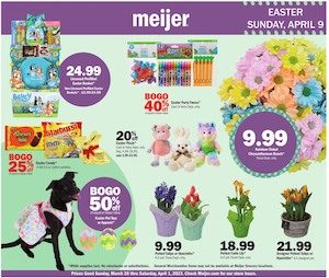 Meijer Easter ad Mar 26 - Apr 9, 2023