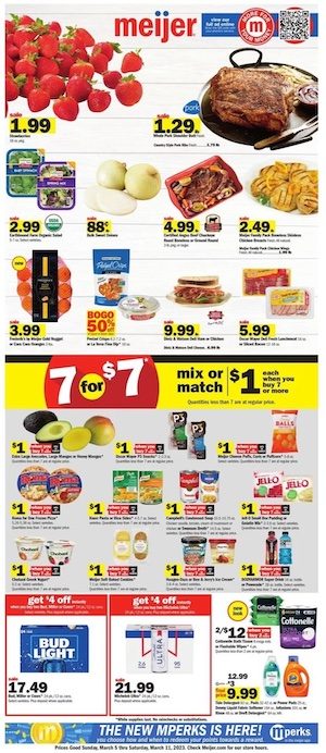 Meijer Weekly Ad Sale Mar 5 - 11, 2023