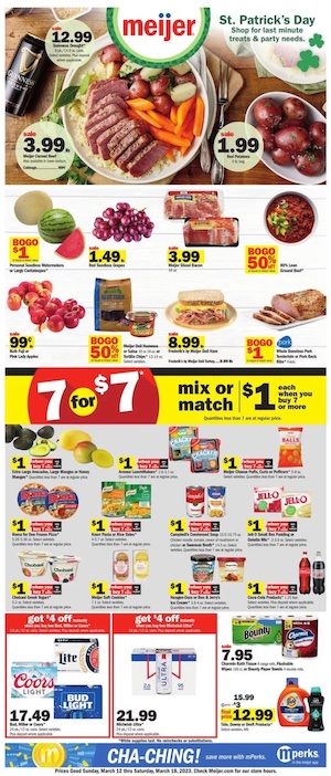 Meijer Weekly Ad St Patrick's Day Mar 12 - 18, 2023