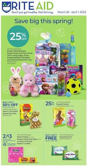 Rite Aid Weekly Ad Mar 26 - Apr 1, 2023