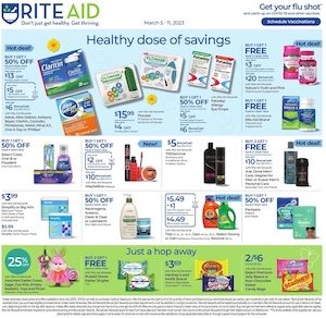 Rite Aid Weekly Ad Sale Mar 5 - 11, 2023