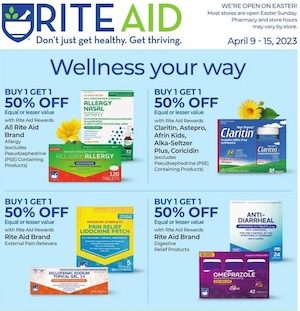 Rite Aid Weekly Ad Apr 9 - 15, 2023
