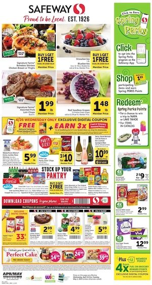 Safeway Weekly Ad Apr 26 - May 2, 2023