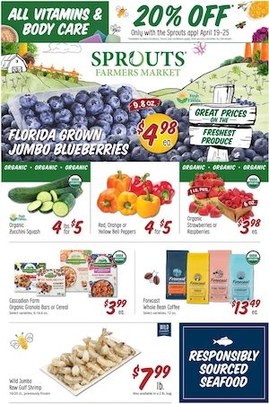 Sprouts Weekly Ad Sale Apr 19 - 25, 2023