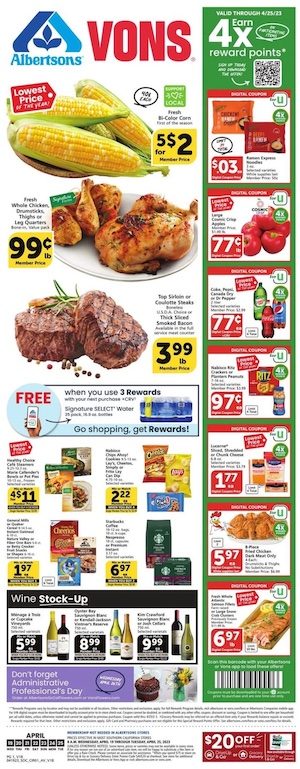 Vons Weekly Ad Sale Apr 19 - 25, 2023