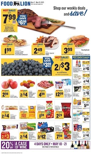 Food Lion Ad Deals May 17 - 23, 2023