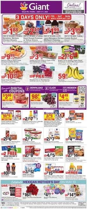 Giant Weekly Ad Preview May 5 - 11, 2023