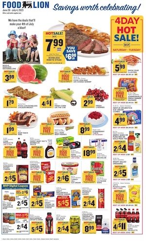 Food Lion 4th of July Sale 2023