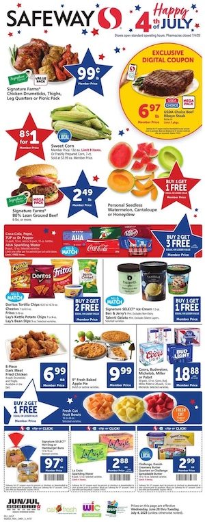 Safeway 4th of July Sale 2023