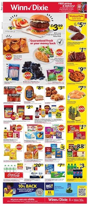 Winn Dixie Ad Deals Jun 21 - 27, 2023