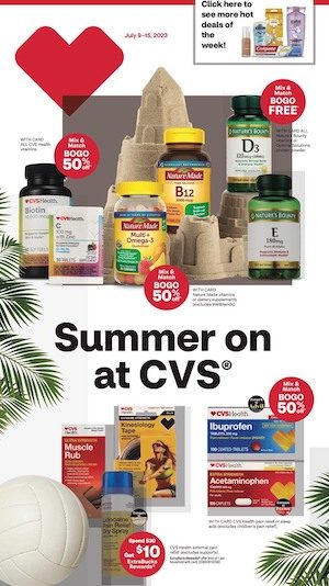 CVS Ad Deals Jul 9 - 15, 2023
