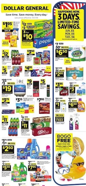 Dollar General Deals Jul 2 - 8, 2023