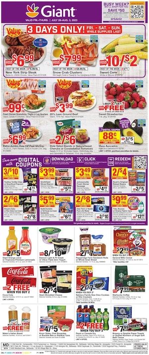 Giant Ad Deals Jul 28 - Aug 3, 2023