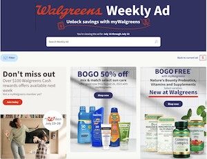Walgreens Ad Deals Jul 16 - 22, 2023