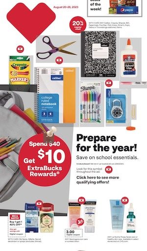 CVS Deals Aug 20 - 26, 2023