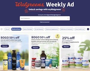 Walgreens Weekly Ad Aug 13 - 19, 2023