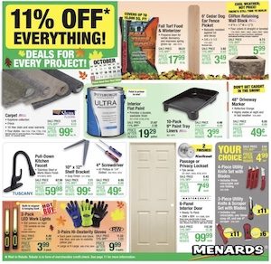 Menards Deals Oct 12 - 22, 2023