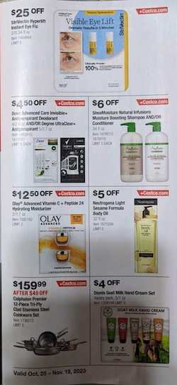 Costco Skin Care November Sale 2023 - WeeklyAds2