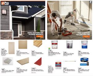 Home Depot Building Product Sale October 2023