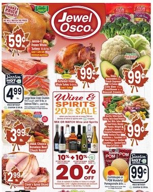 Jewel-Osco Turkey Deal Nov 8 - 14, 2023 - WeeklyAds2