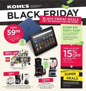 Kohl's Black Friday Ad 2023