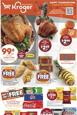 Kroger Thanksgiving Nov 15 - 23, 2023 - WeeklyAds2