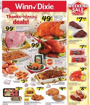 Winn Dixie Thanksgiving Nov 15 - 23, 2023 - WeeklyAds2