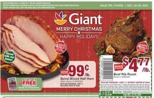 Giant Ad Christmas Dec 22 - 28, 2023
