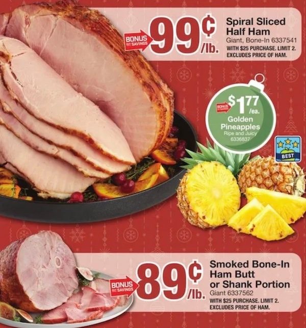 Giant Christmas Ham Ad Dec 8 - 14, 2023
