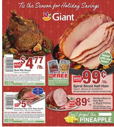 Giant Christmas Savings Dec 15 - 21, 2023
