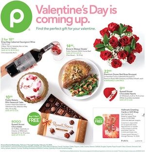 Publix Valentine's Day Feb 7 - 13, 2024