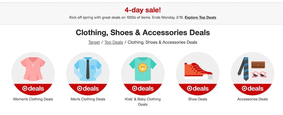 Target 4-Day Spring Sale