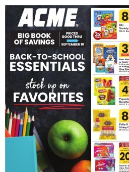 Acme Markets Big Book of Savings August 7 - September 10, 2026