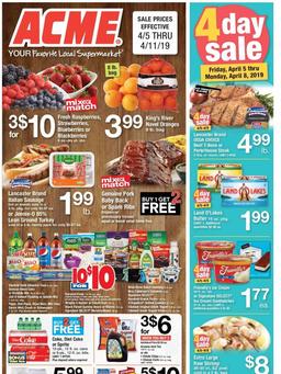 Acme Weekly Ad Apr 5–11, 2019