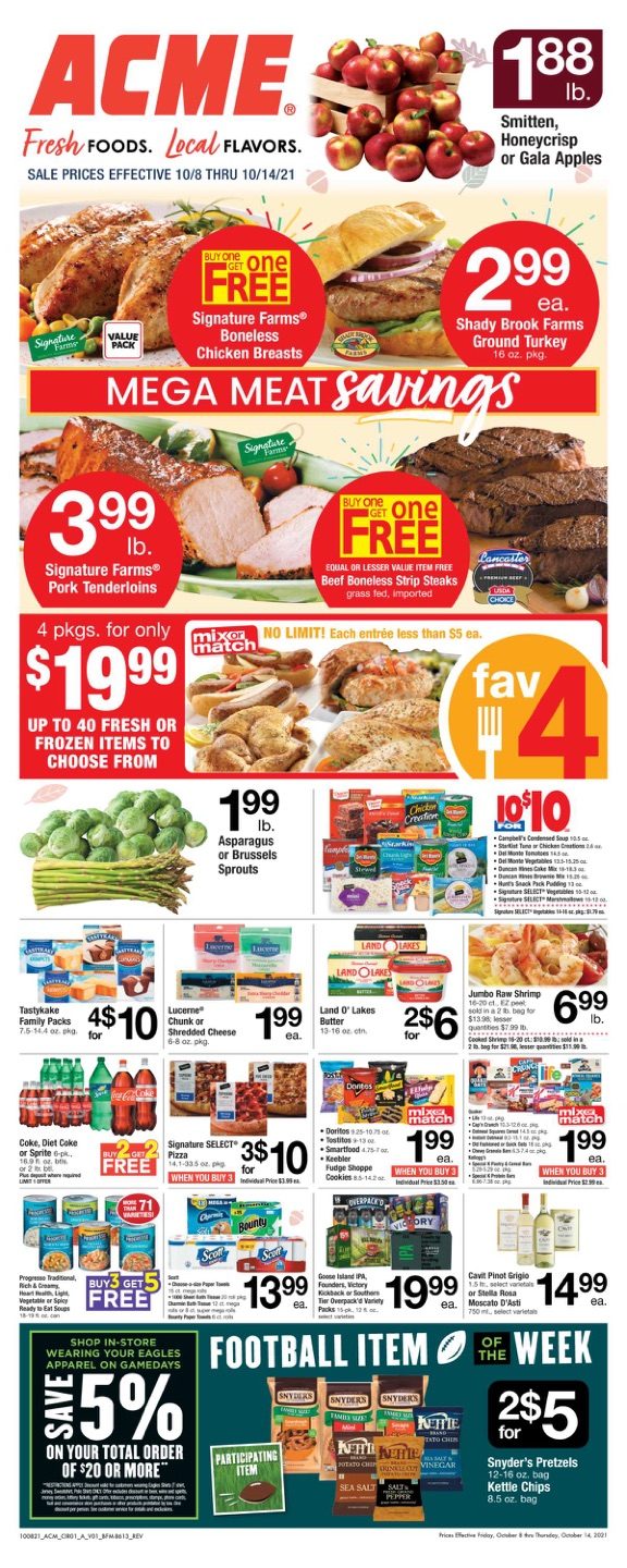 Acme Weekly Ad Oct 8 - 14, 2021 - WeeklyAds2