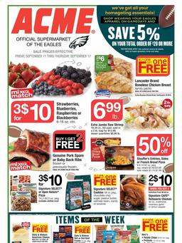 Acme Weekly Ad Sep 11–17, 2020