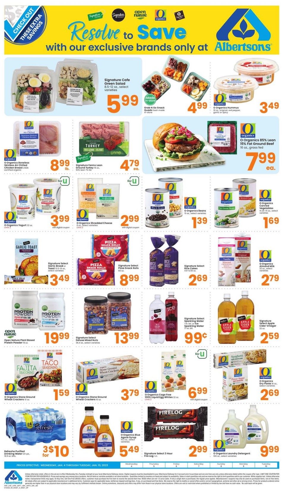 Albertsons Ad Bonus Savings Jan 4 10, 2023 WeeklyAds2