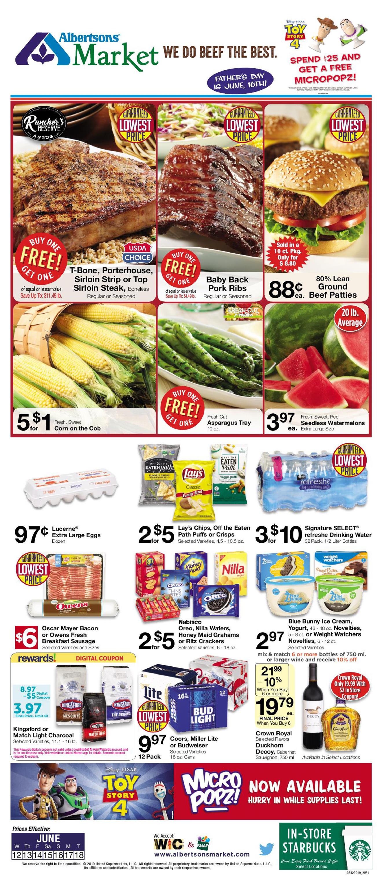 Albertsons Weekly Ad Jun 12 - 18, 2019 - WeeklyAds2