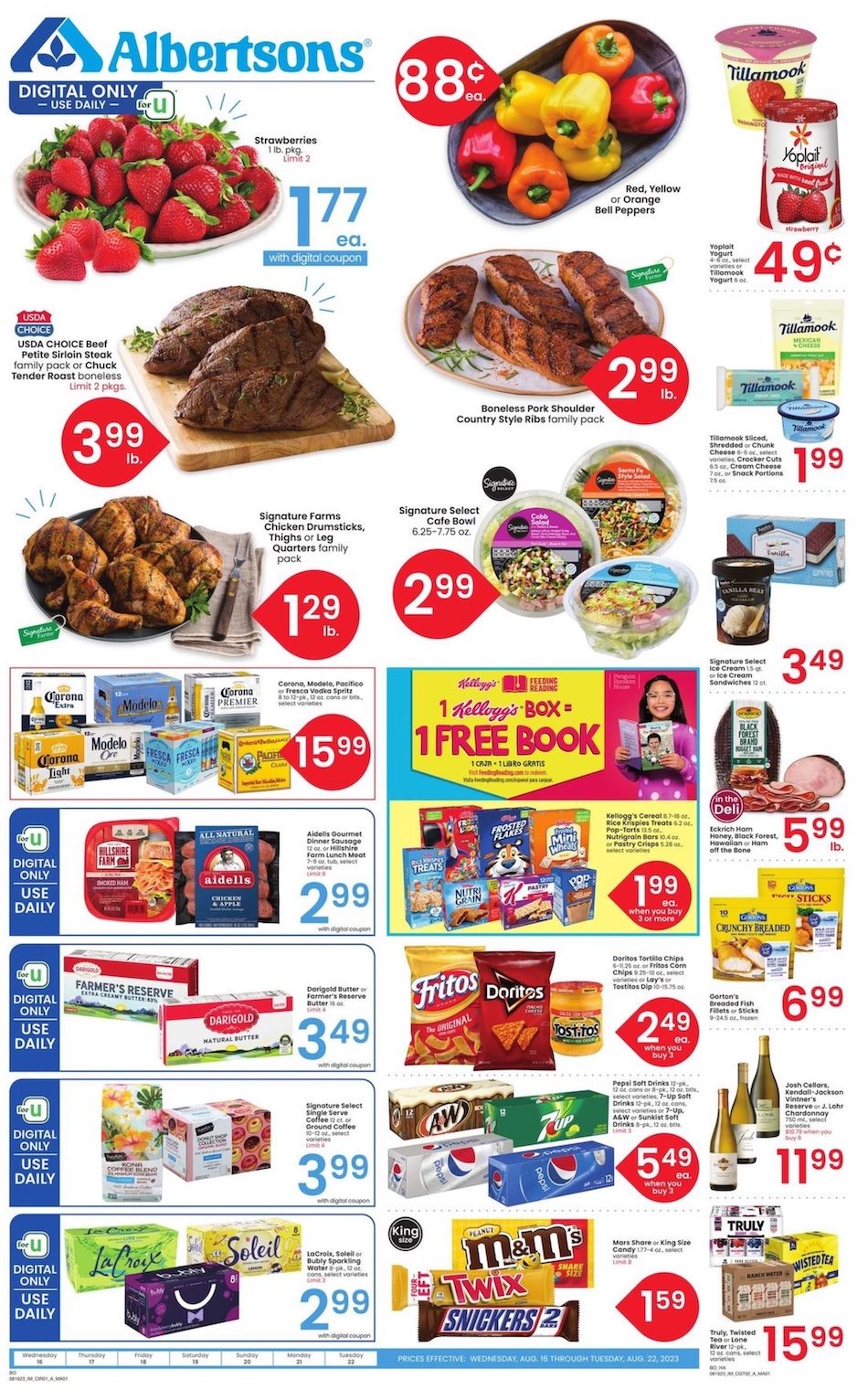 Albertsons Weekly Ad Aug 16 - 22, 2023 - WeeklyAds2