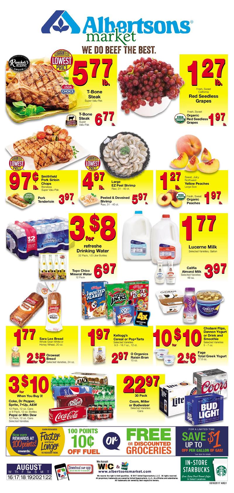 Albertsons Weekly Ad Aug 16 - 22 2017 - WeeklyAds2