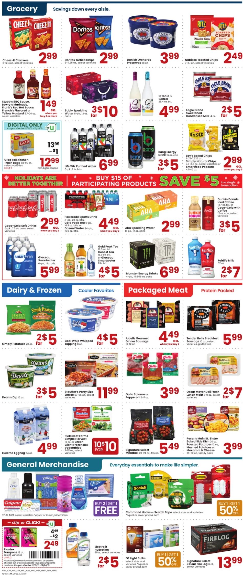 Albertsons Weekly Ad Dec 15 24, 2021 Christmas WeeklyAds2