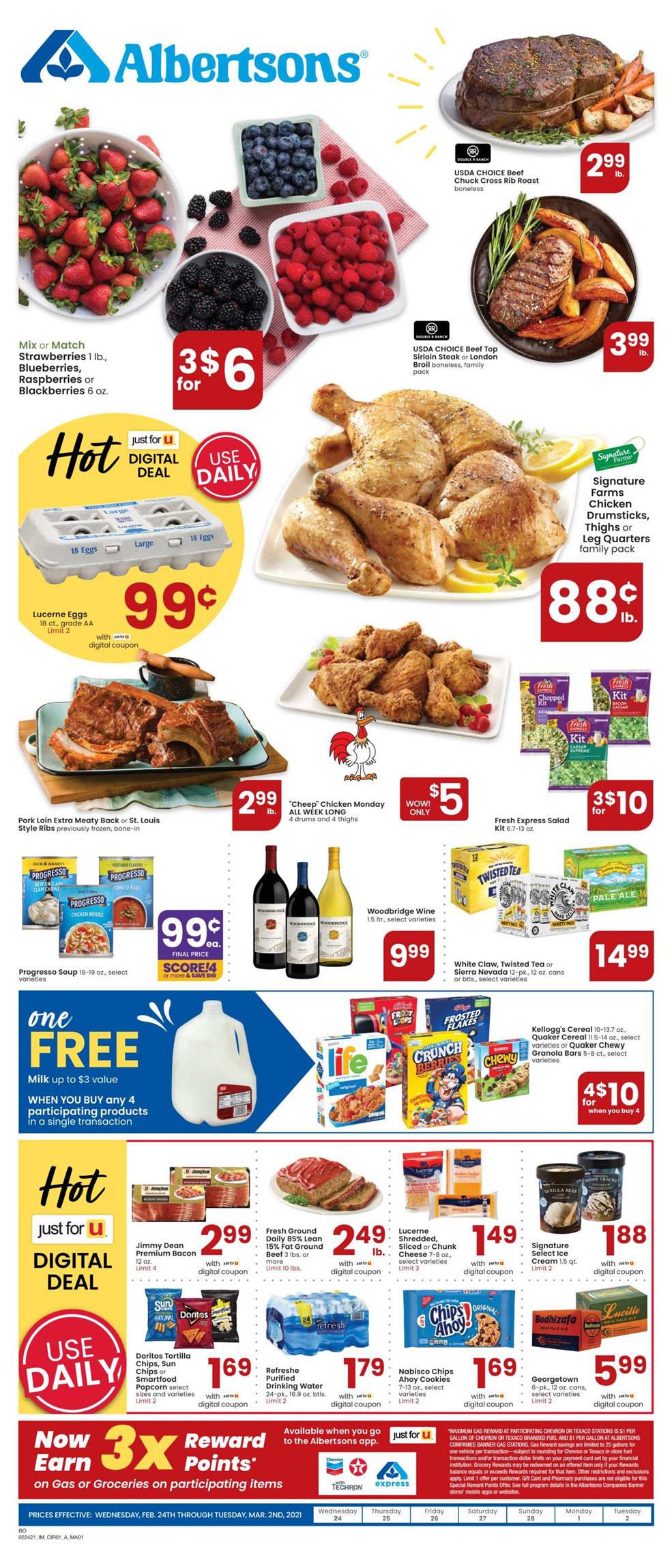 Albertsons Weekly Ad Feb 24 - Mar 3, 2021 - WeeklyAds2