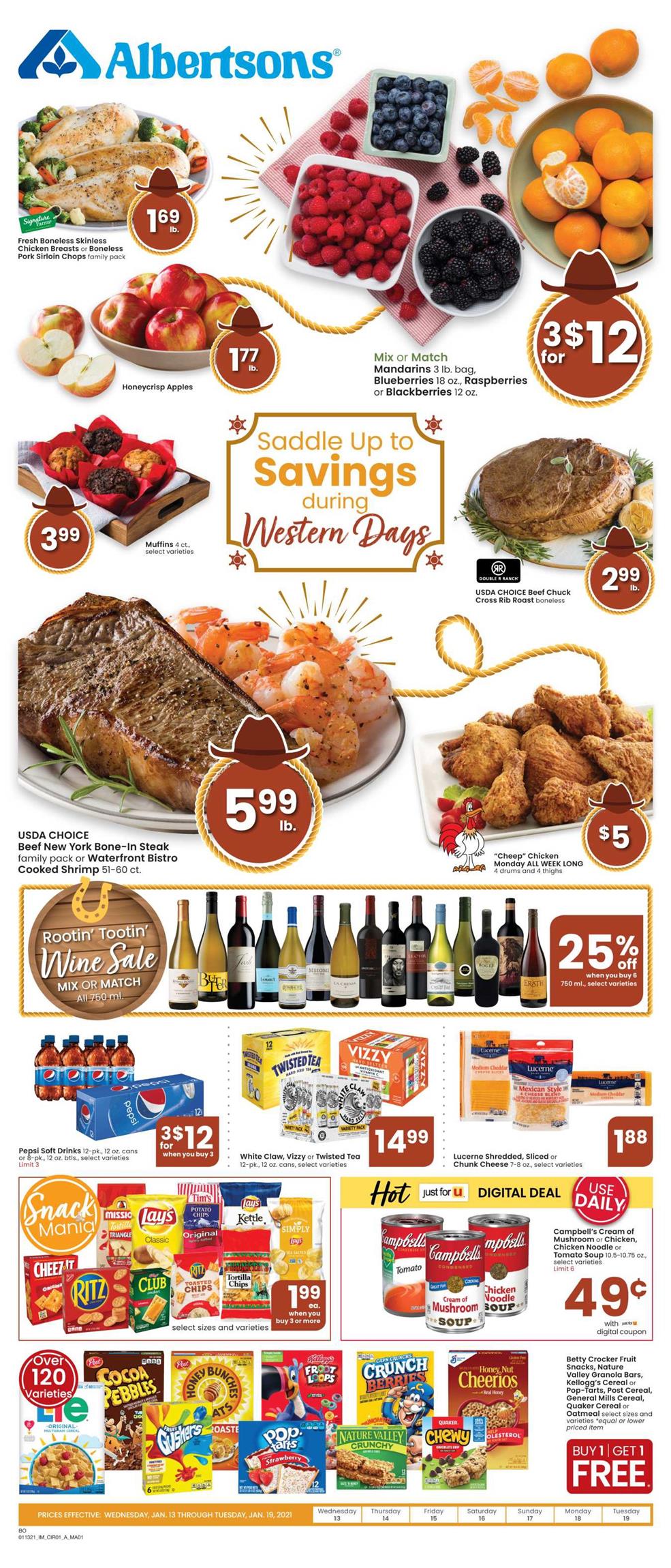 Albertsons Weekly Ad Jan 13 19, 2021 WeeklyAds2